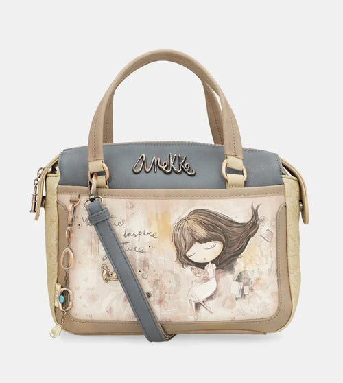 beige mit Muster