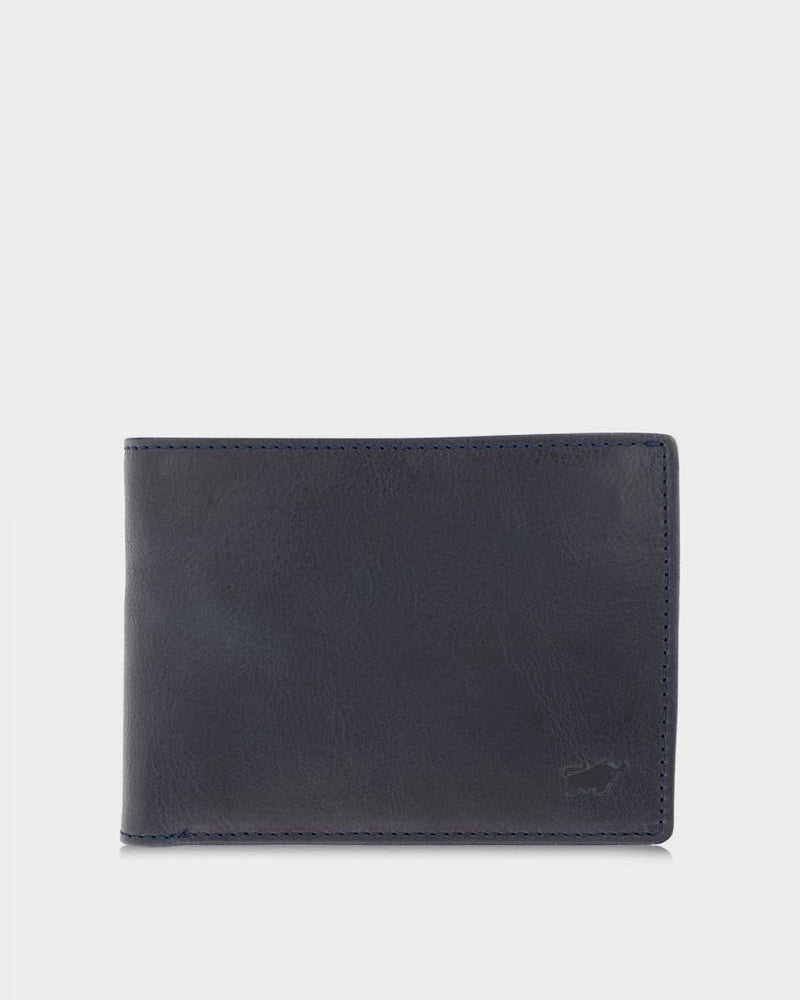 Braun Büffel Arezzo RFID blau Geldbörse