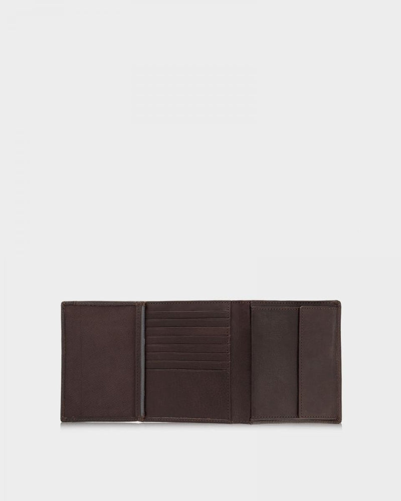 Braun Büffel Arezzo RFID braun Geldbörse