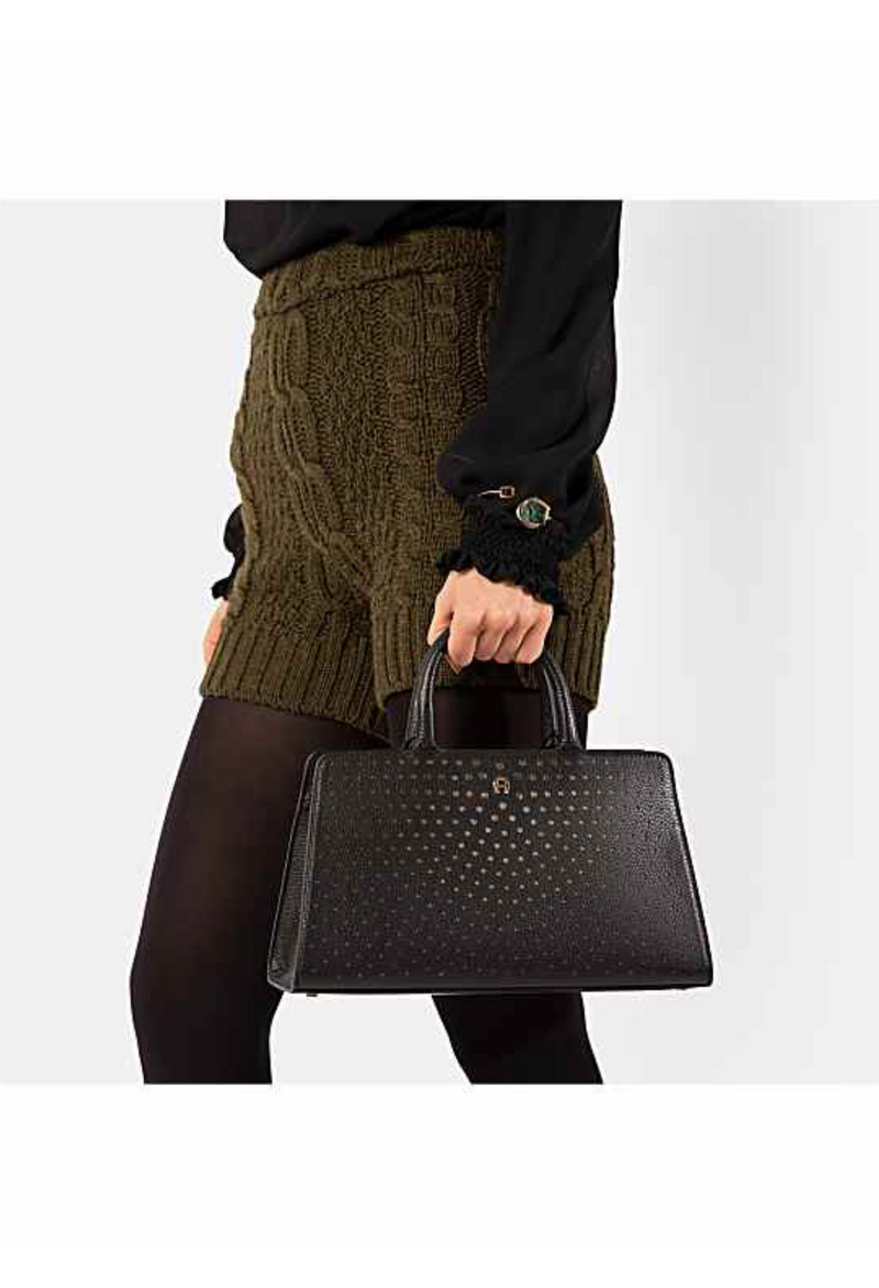 Aigner Cybill Sparkle Stretch Riemenhandtasche