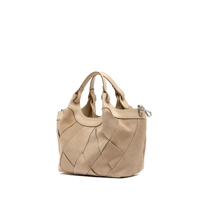 Gianni Chiarini Dua Beuteltasche Veloursleder Flecht