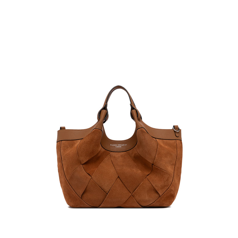 Gianni Chiarini Dua Beuteltasche Veloursleder Flecht