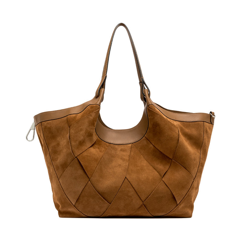 Gianni Chiarini Dua Beuteltasche Veloursleder Flecht