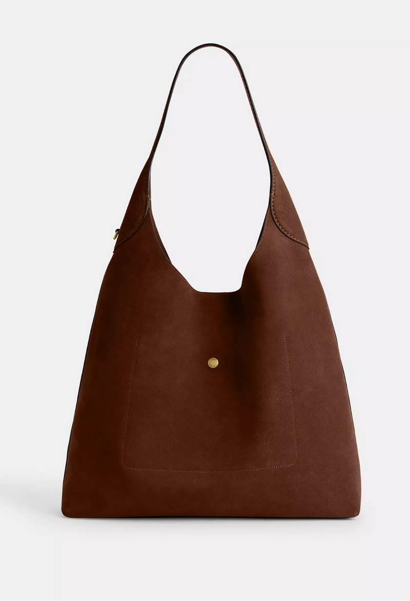 Coach Brooklyn Schultertasche Wildleder