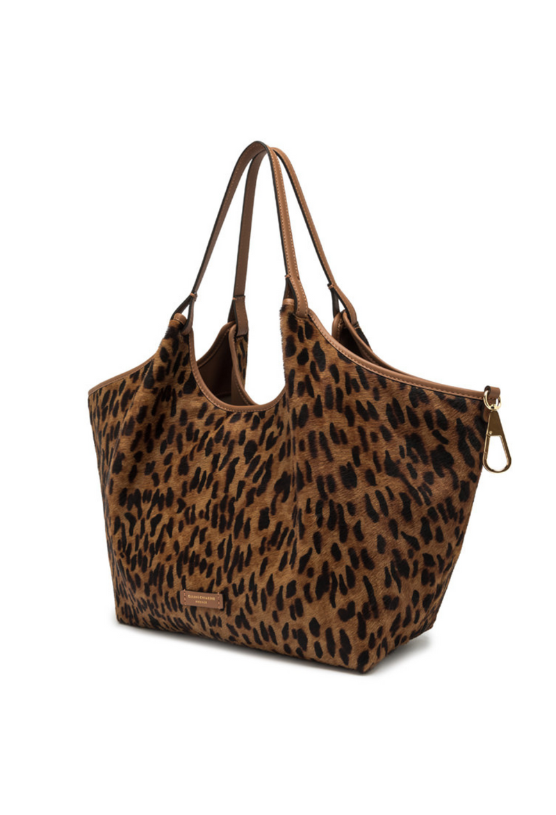 Gianni Chiarini Dua Beuteltasche mit Cavallino-Effekt