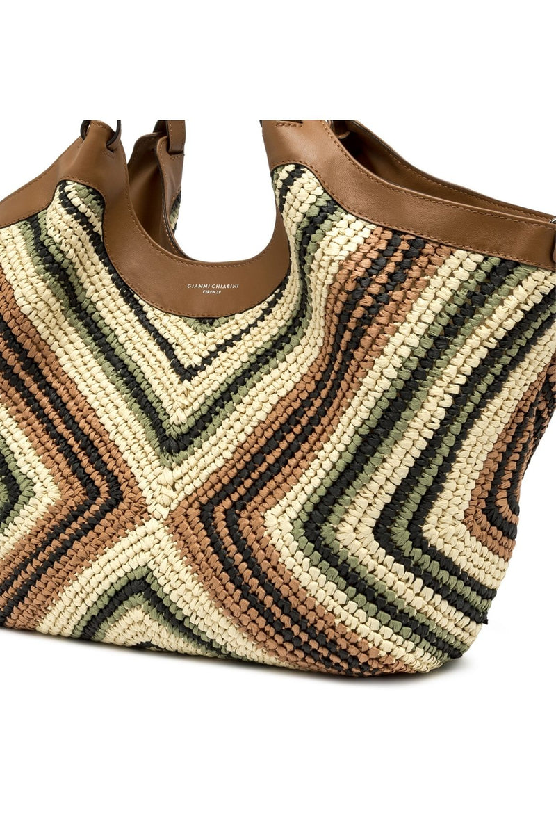 Gianni Chiarini Dua Beuteltasche Stroh