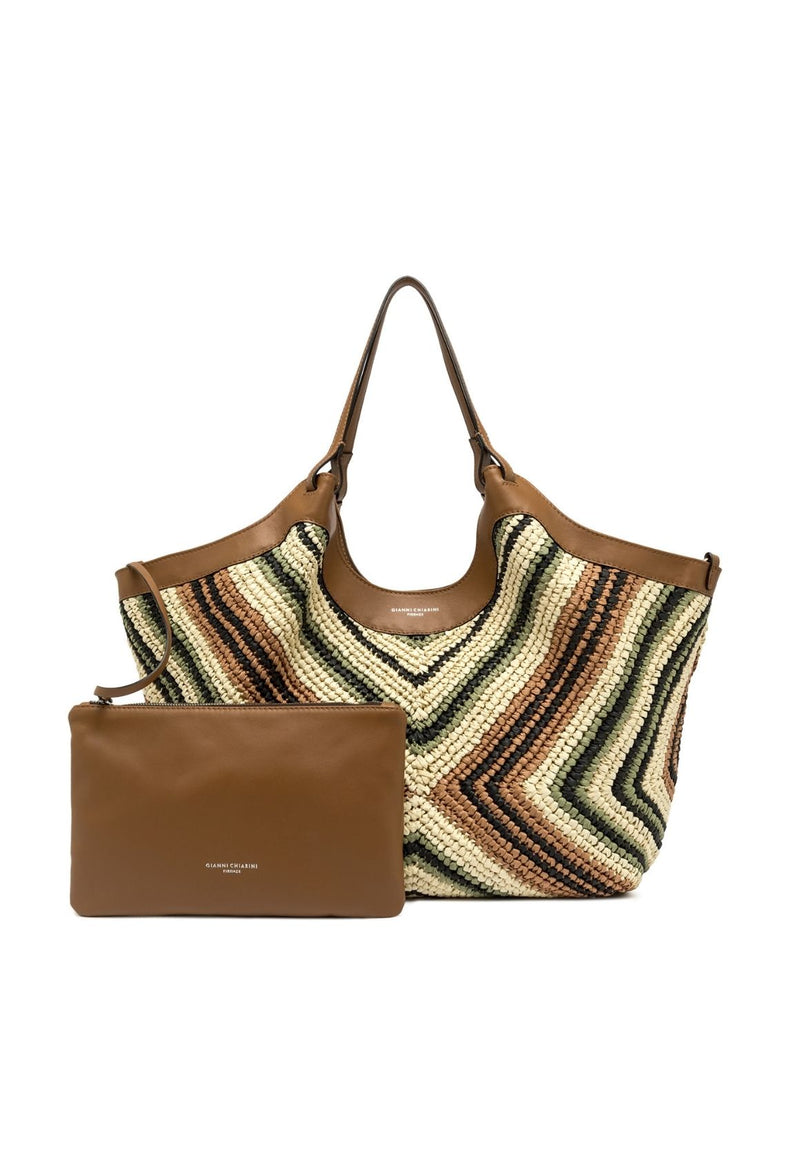 Gianni Chiarini Dua Beuteltasche Stroh
