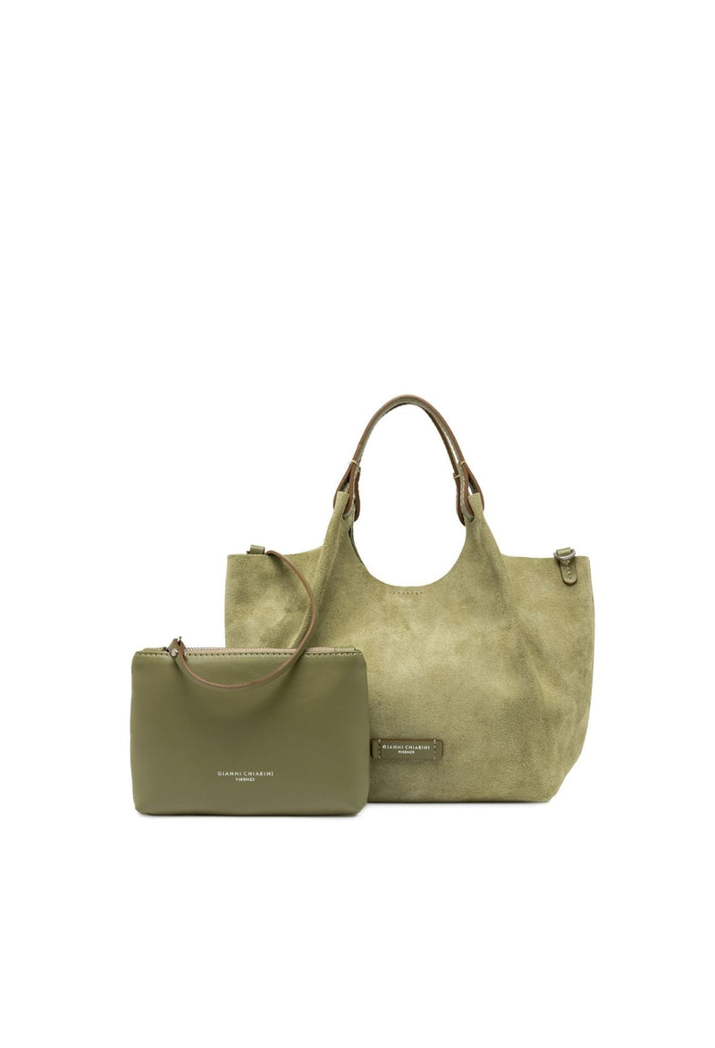 Gianni Chiarini Dua Beuteltasche Veloursleder