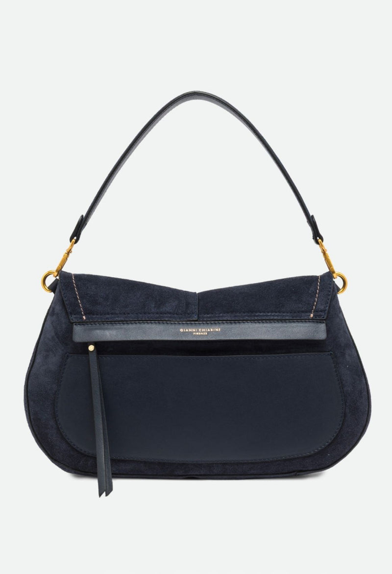 Gianni Chiarini Helena Round Veloursleder Überschlagtasche