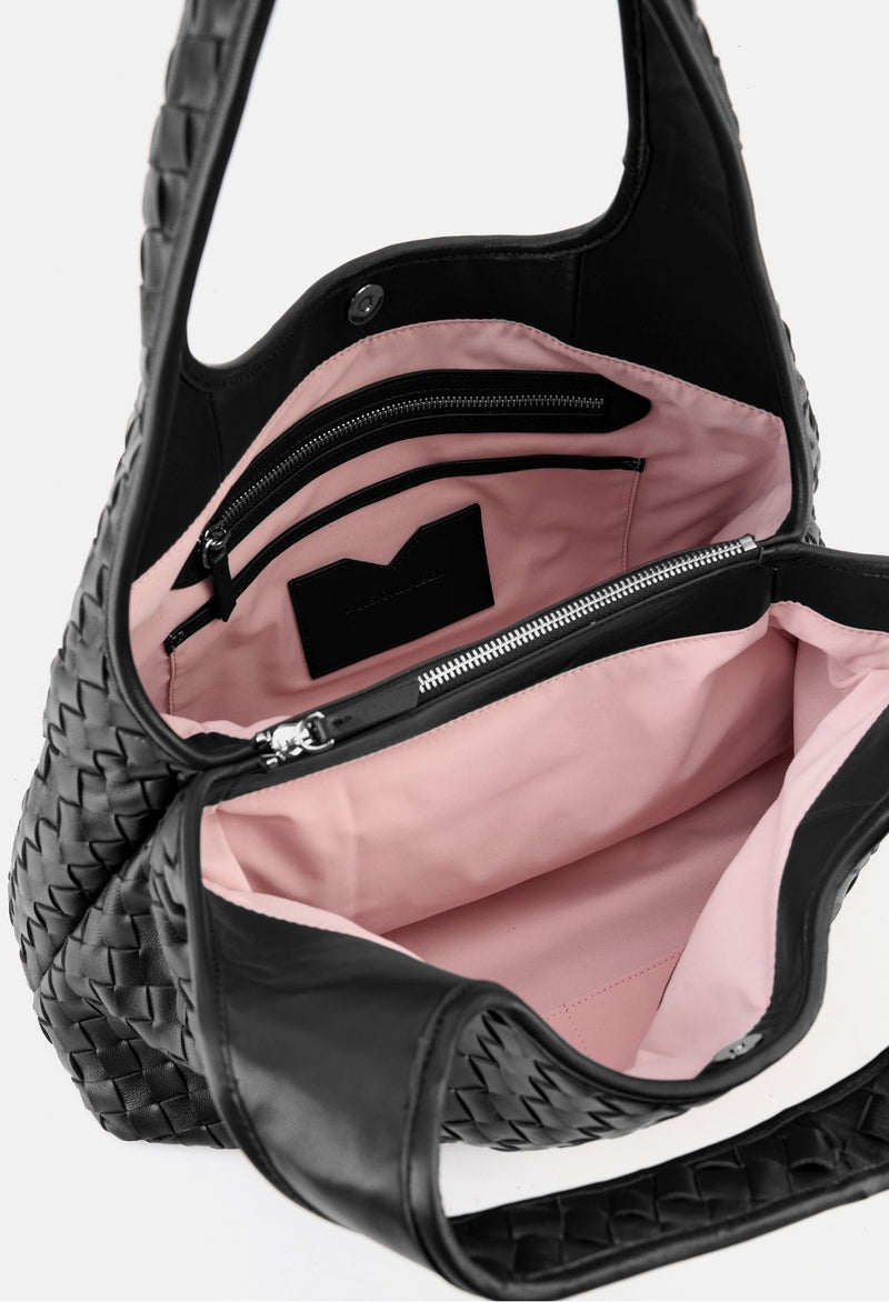 Les Visionnaires Paz Weave Silky Damenhandtasche