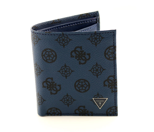 blau mit Muster