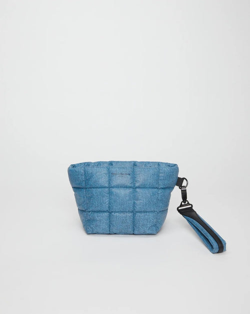 blau mit Muster