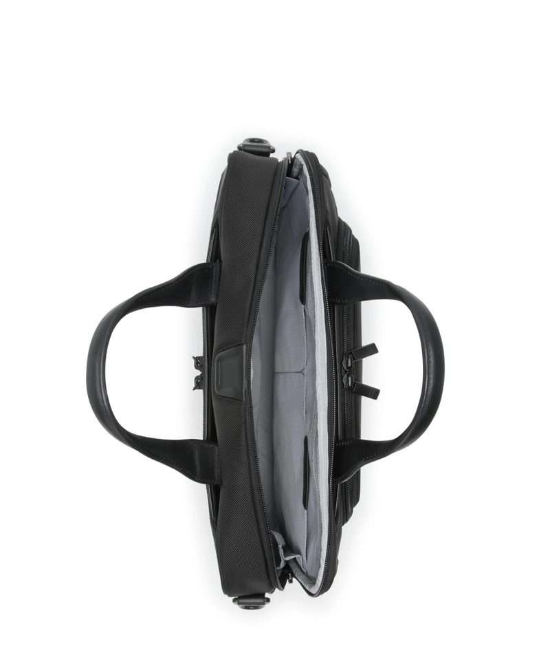 Tumi Alpha 4 Black Aktentasche aus Leder