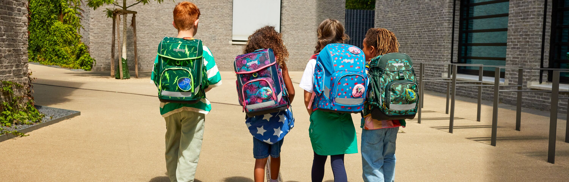 Ergobag, Schulrucksäcke, Kinder, Grundschule, bunte Designs, ergonomisch, rückenschonend, reflektierend, Schulstart