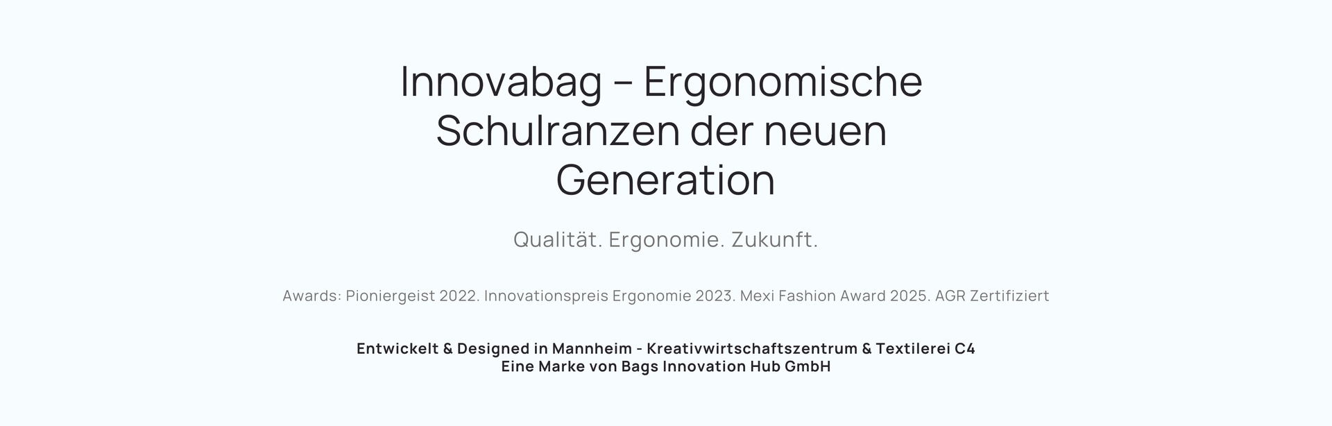 Banner der Marke INNOVABAQ