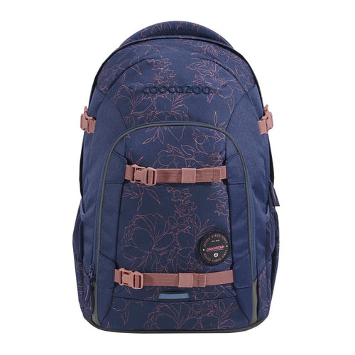 blau mit Muster