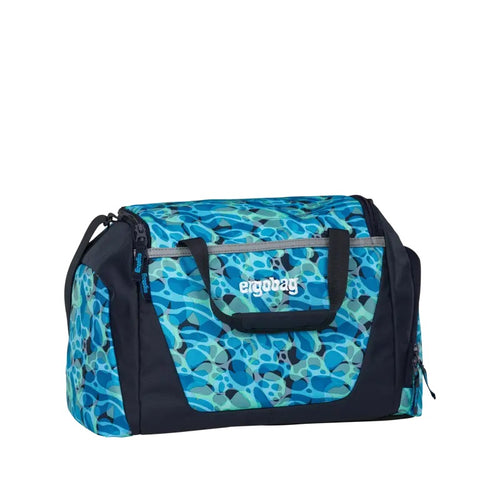blau mit Muster
