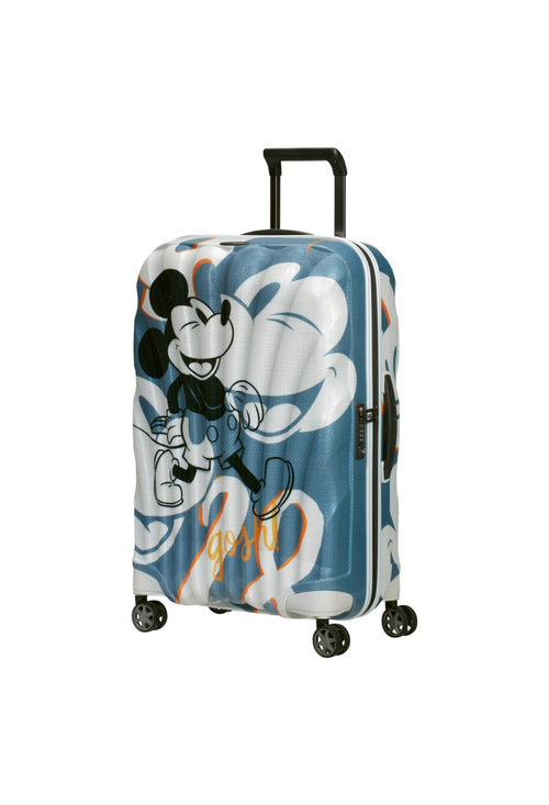 blau mit Muster / M (60-70 cm)