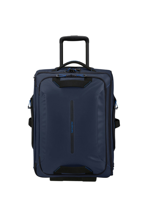 blau / XS (Handgepäck mit 23cm Tiefe) mit 2 Rollen / Backpack