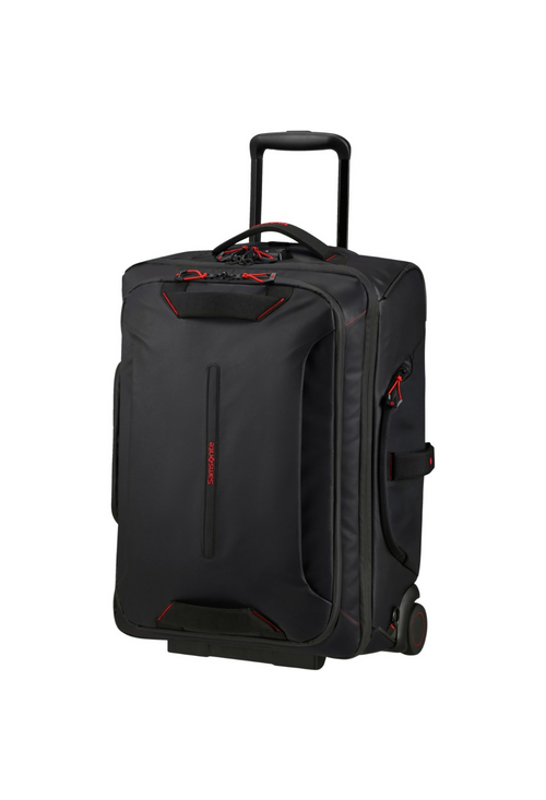 schwarz / XS (Handgepäck mit 23cm Tiefe) mit 2 Rollen / Backpack