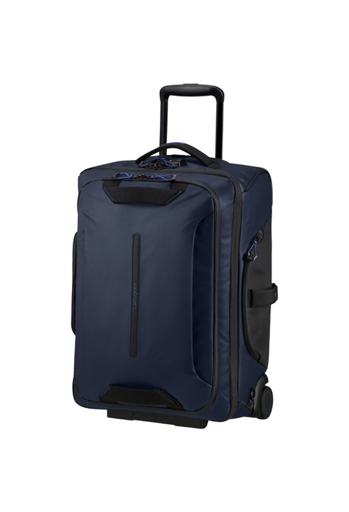 blau / XS (Handgepäck mit 23cm Tiefe) mit 2 Rollen / Backpack