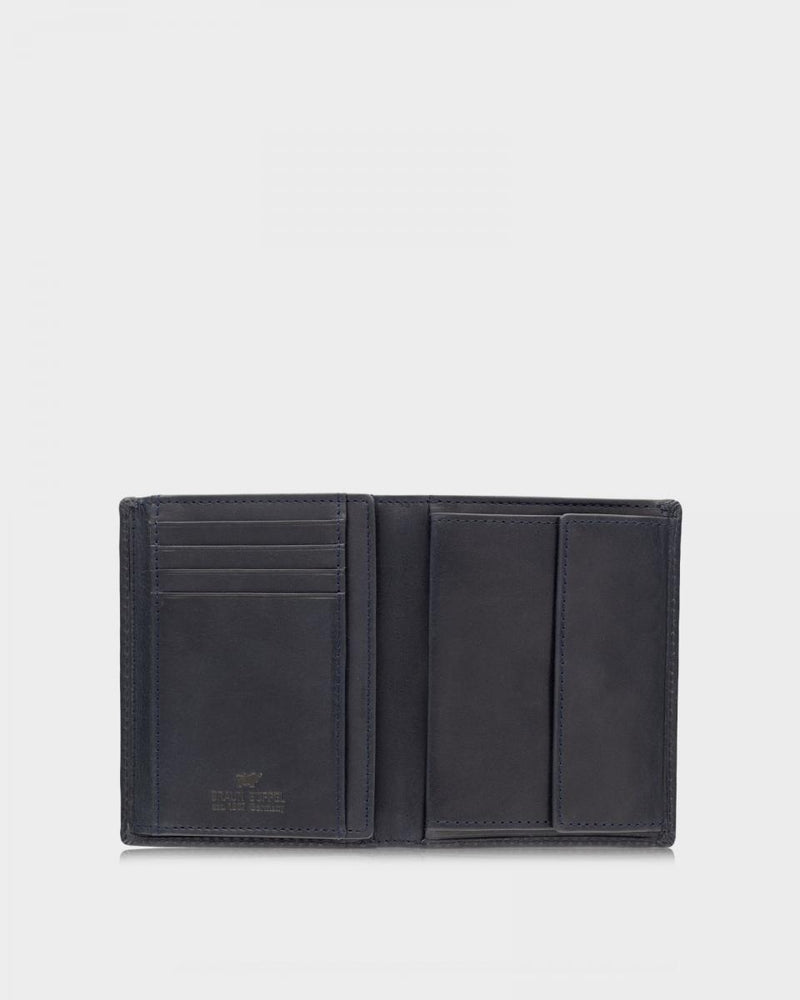 Braun Büffel Arezzo RFID blau Geldbörse