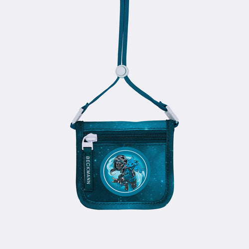 blau mit Muster