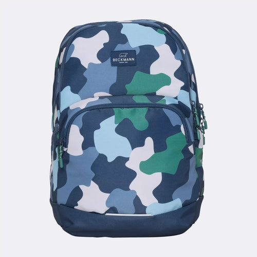 blau mit Muster