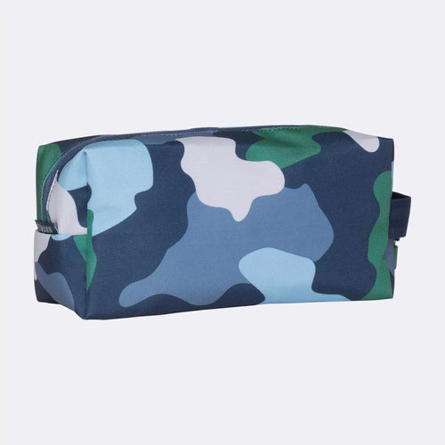blau mit Muster