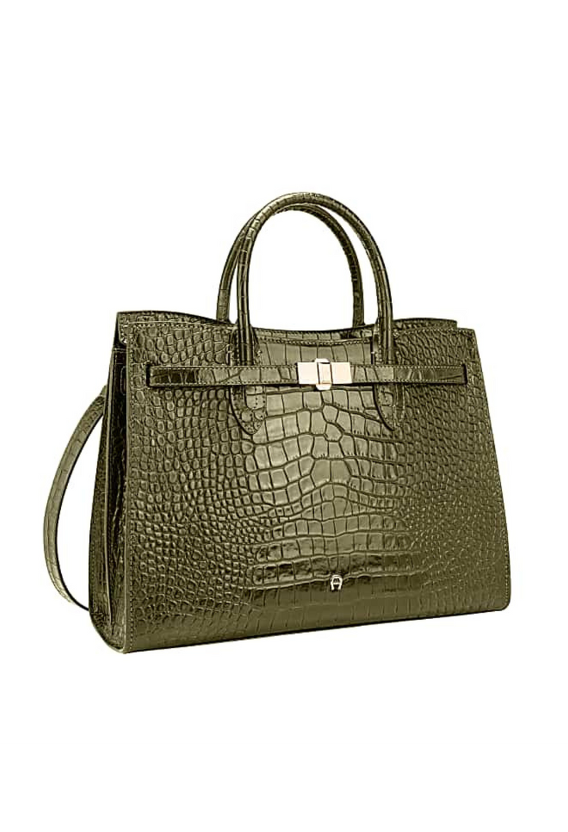 Aigner Farah Coccodrillo Riemenhandtasche