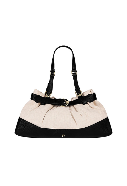 Schwarz mit Baumwolle / M