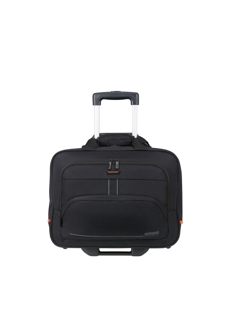 American Tourister At Work Laptoptasche mit Rollen Schwarz/Orange