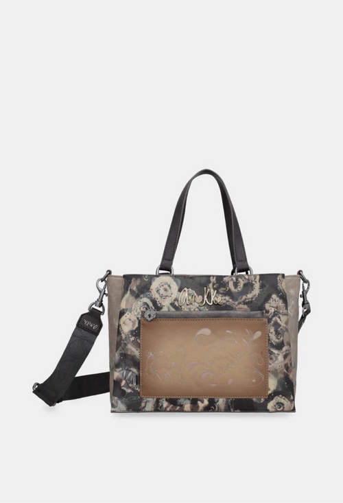 Braun/Taupe mit Muster