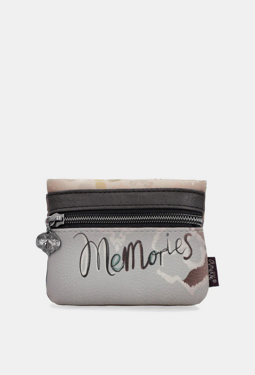 Braun/Blau mit Muster