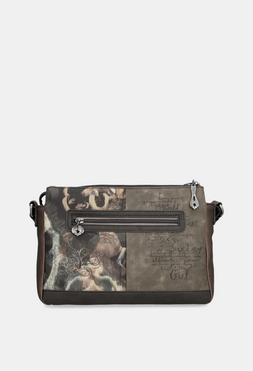 Braun/Beige mit Muster