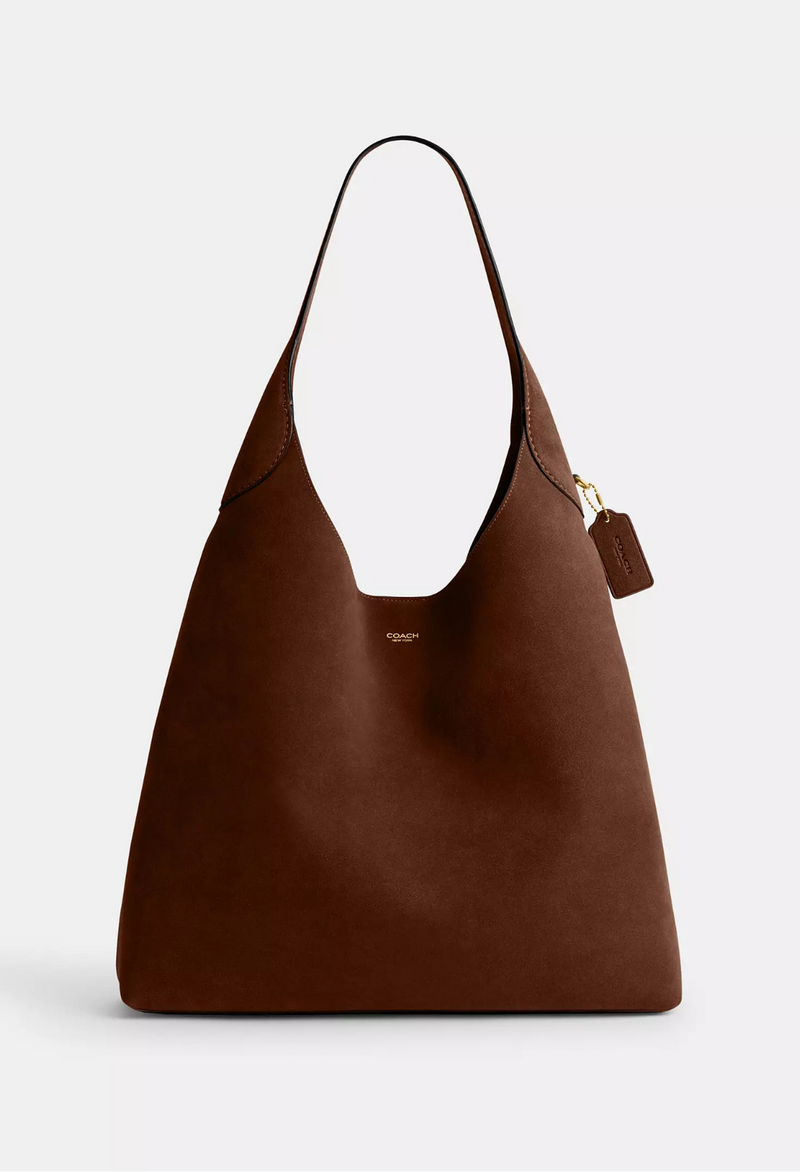 Coach Brooklyn Schultertasche Wildleder