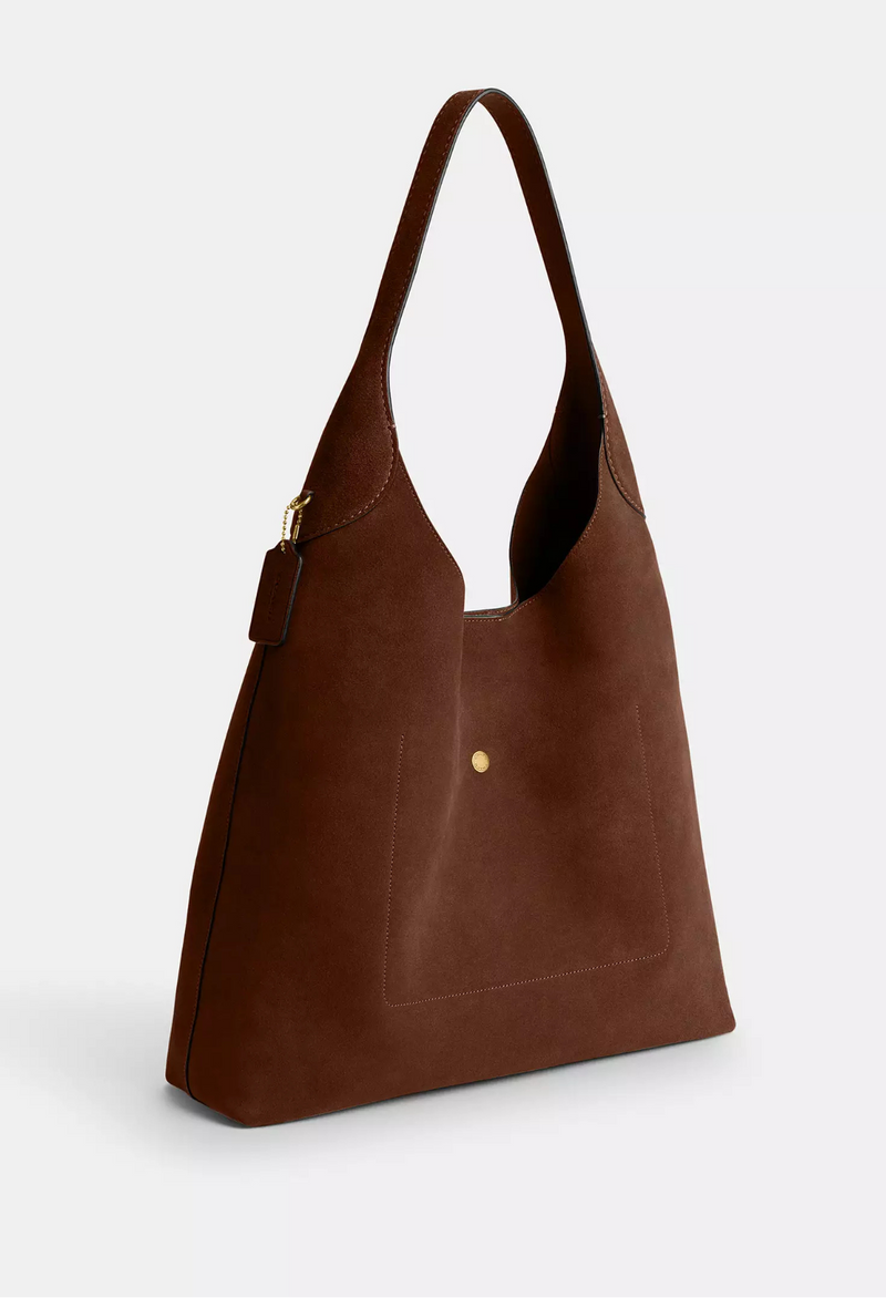 Coach Brooklyn Schultertasche Wildleder
