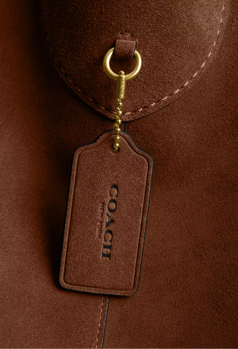 Coach Brooklyn Schultertasche Wildleder