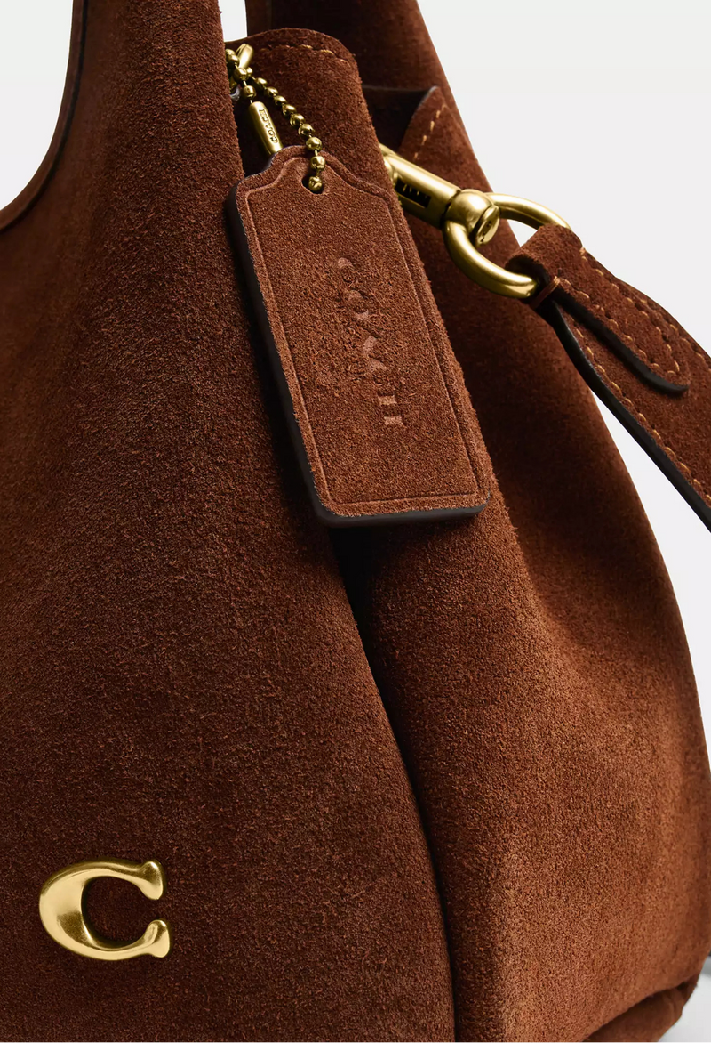 Coach Lana Schultertasche Wildleder