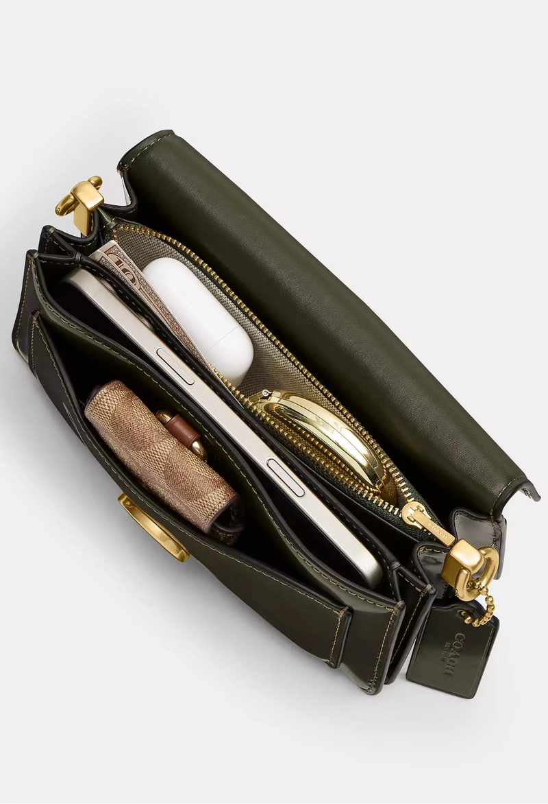 Coach Tabby Schultertasche Spazzolato Leder