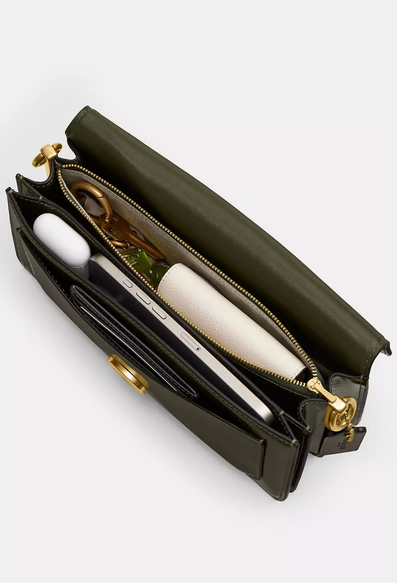 Coach Tabby Schultertasche Spazzolato Leder