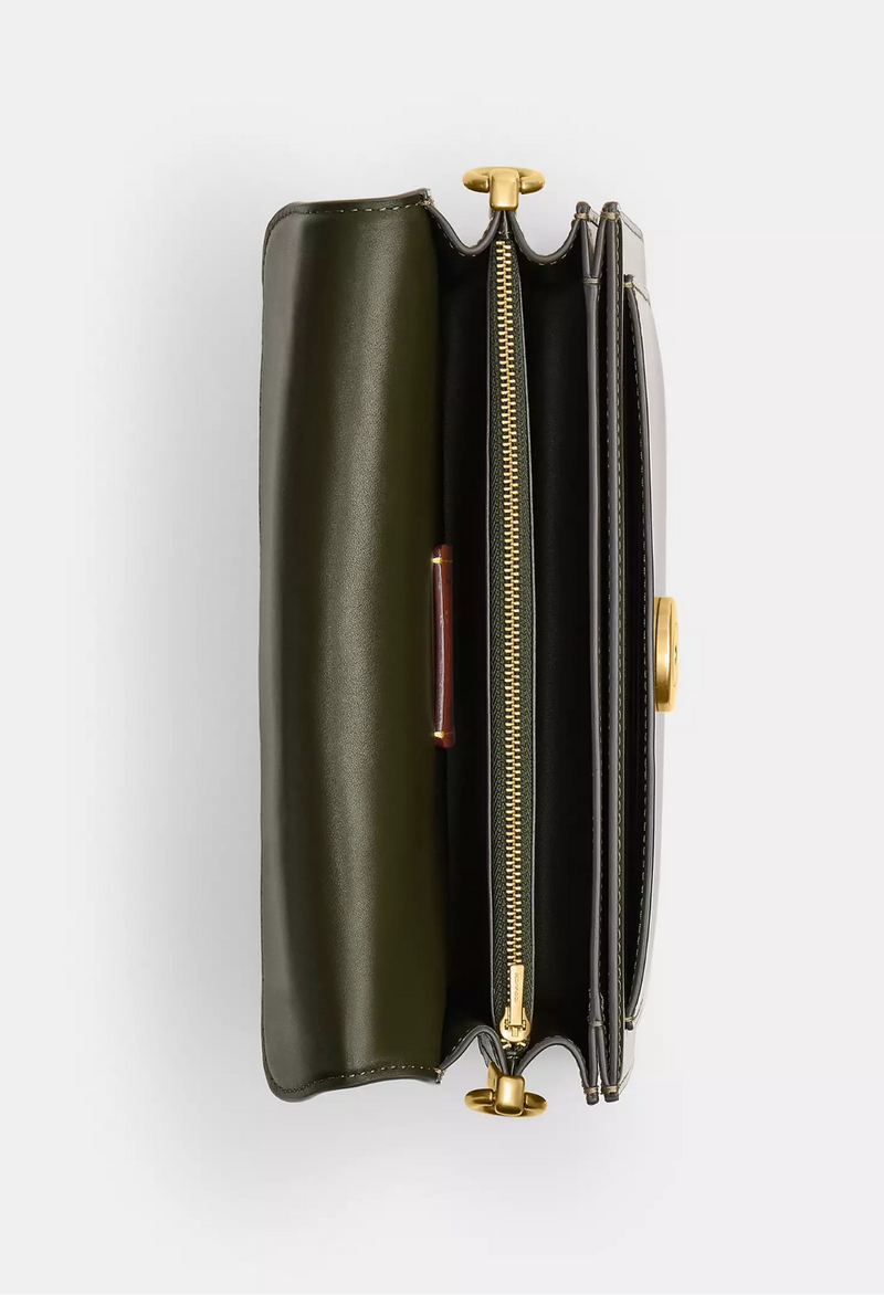 Coach Tabby Schultertasche Spazzolato Leder