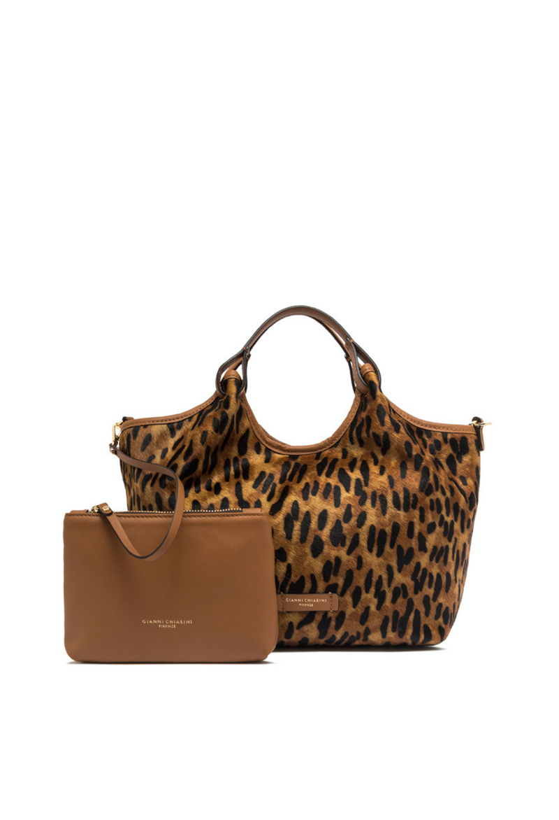 Gianni Chiarini Dua Beuteltasche mit Cavallino-Effekt