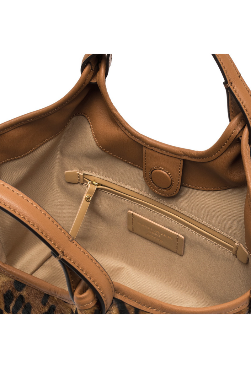 Gianni Chiarini Dua Beuteltasche mit Cavallino-Effekt