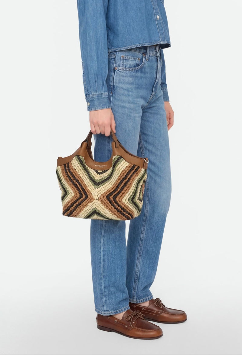 Gianni Chiarini Dua Beuteltasche Stroh