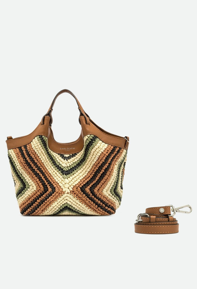 Gianni Chiarini Dua Beuteltasche Stroh