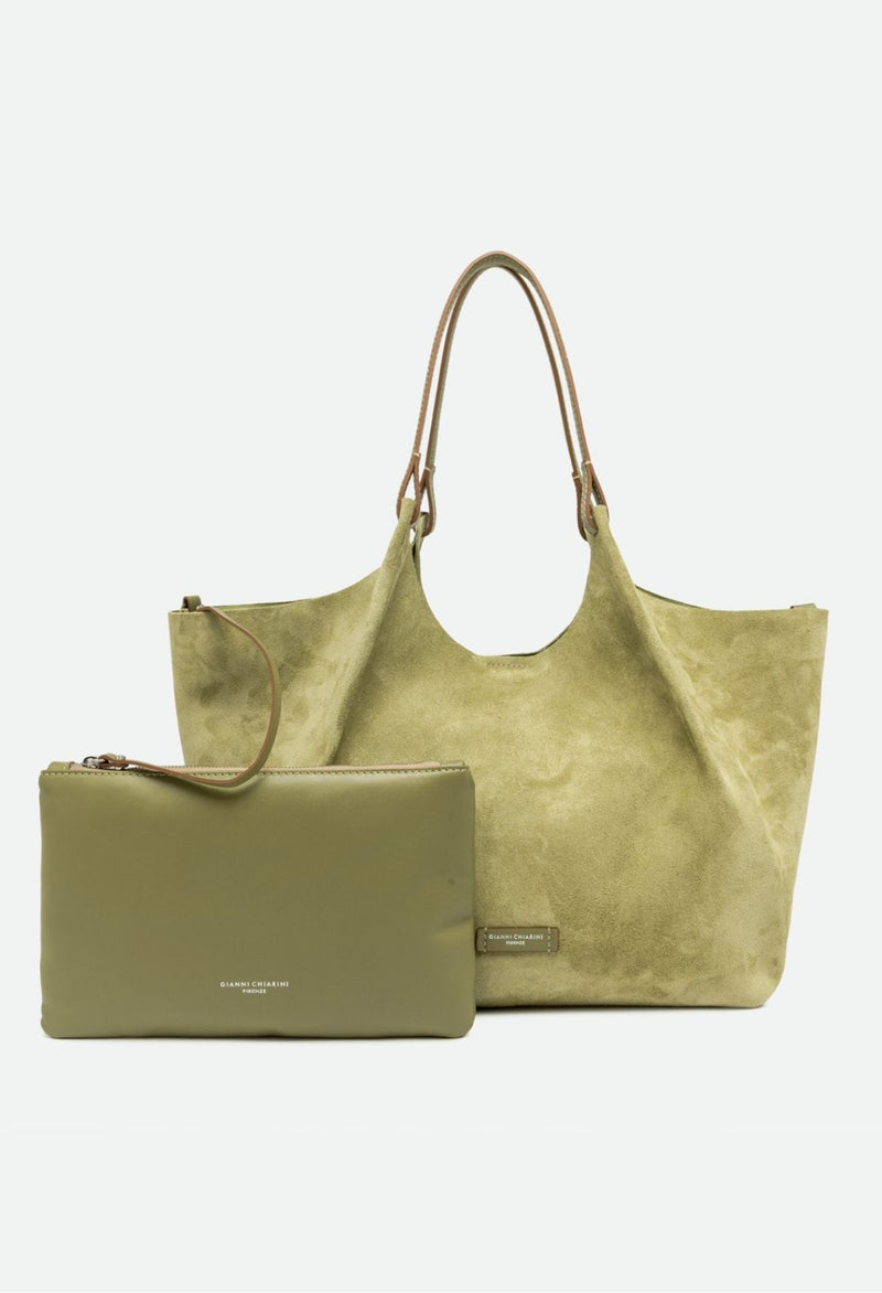Gianni Chiarini Dua Beuteltasche Veloursleder