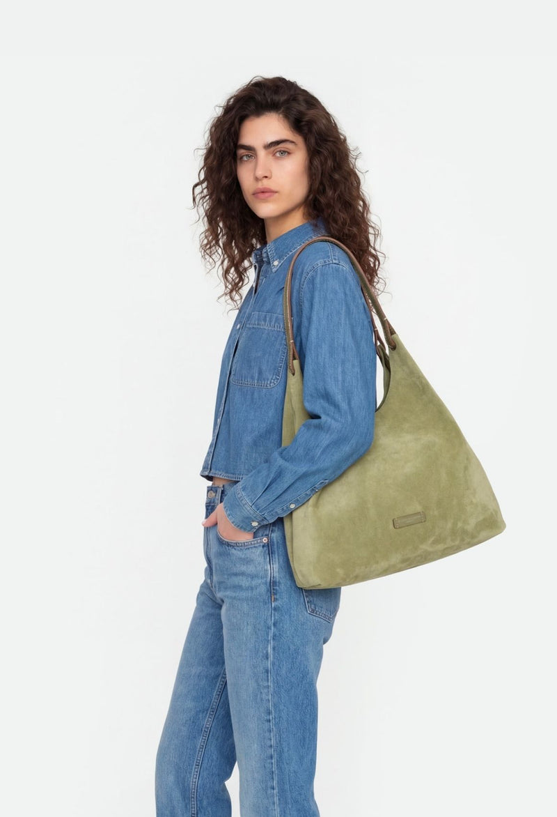 Gianni Chiarini Dua Beuteltasche Veloursleder