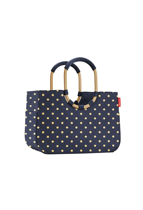 metallic dots blue / L