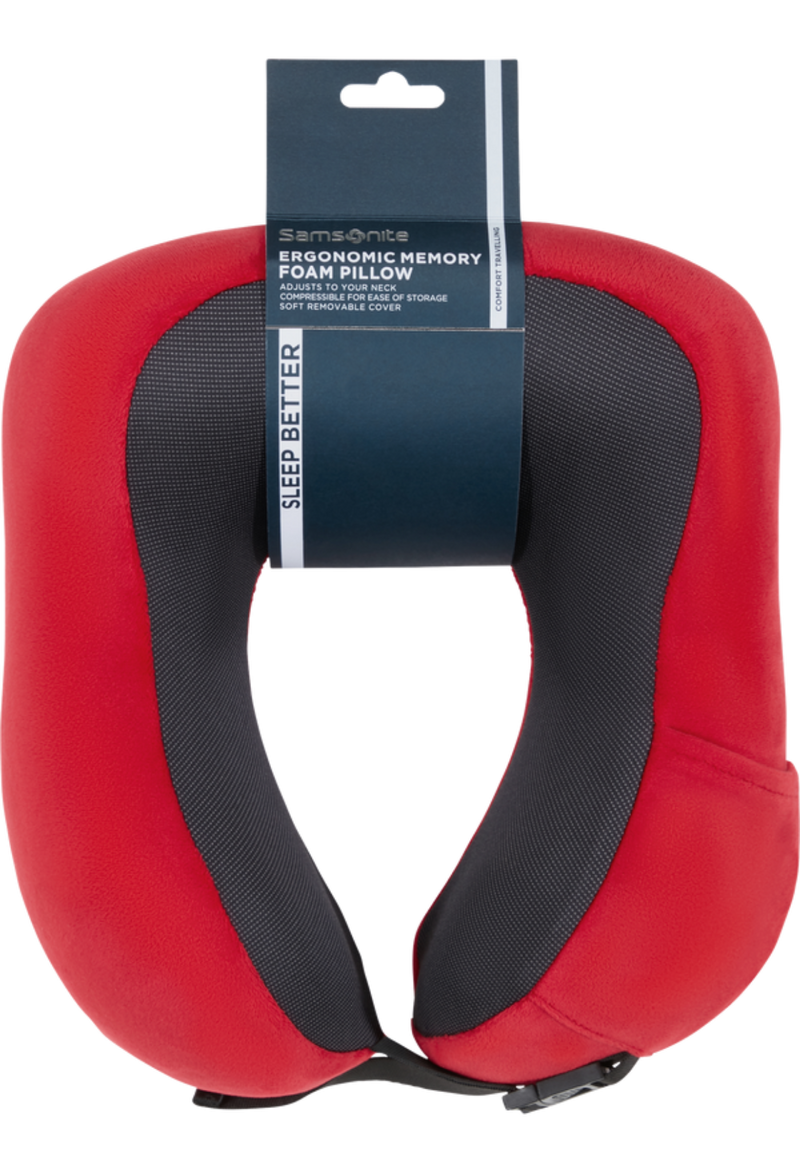 Samsonite Ergonomisches Memory-Schaum-Nackenkissen